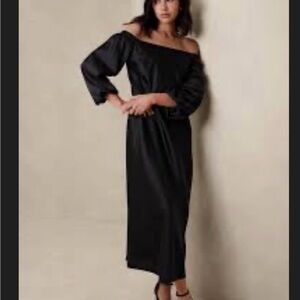 Off the Shoulder Blousant Maxi Dress